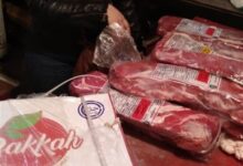 جولة للدائرة الصحية في بلدية الميناء على الملاحم للتأكد من سلامة اللحوم 112112