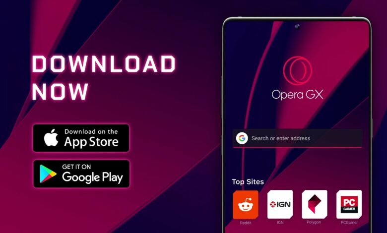 مميّزات متصفح Opera GX Mobile لهُواة الألعاب الإلكترونية 112112