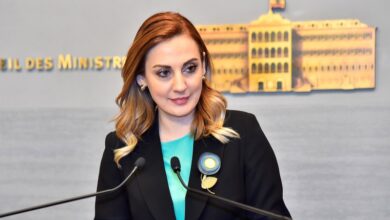 وزيرة الشباب والرياضة اعتبرت أن تأهل منتخب لبنان لكرة القدم بارقة أمل في زمن معتم 112112