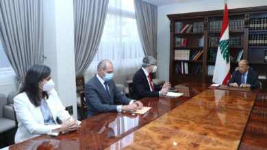 المجذوب أطلع عون على آلية إنهاء العام الدراسي 112112