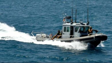 خرق زورق حربي مُعادي المياه الإقليمية قبالة رأس الناقورة 112112
