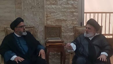 رئيس لقاء الفكر العاملي إستقبل رئيس مركز حوار الأديان في دارته 112112