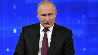 الرئيس بوتين يبدأ حوار الخط المباشر مع مواطني بلده 112112
