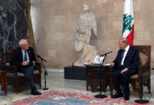 الرئيس عون التقى الممثل الأعلى للسياسة الخارجية في الإتحاد الأوروبي 112112