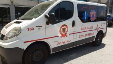 جريح جراء حادث صدم في فردان 112112