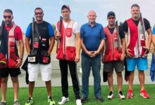 أكرم حمادة يفوز بكأس بطولة الرماية من الحفرة الأولمبية حيث أصاب 41 طبقًا من 50 112112