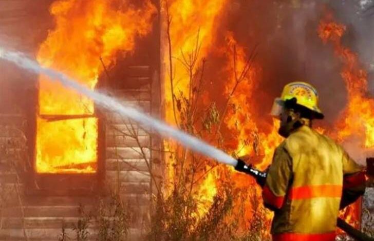 حريق شبّ داخل منزل في برالياس 112112