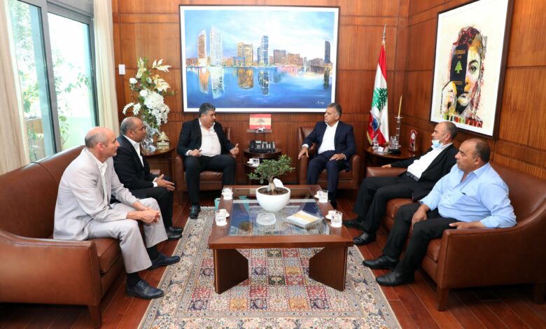 اللواء ابراهيم استقبل وفداً من رابطة مخاتير وادي خالد 112112