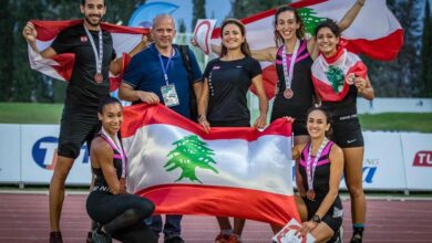 لبنان يُحرز ثلاث ميداليات برونزية 112112