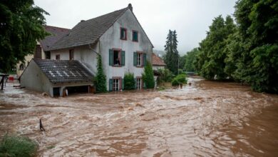 فيضانات في ألمانيا وبلجيكا تسببت بمقل أكثر من 35 شخصًا وعشرات المفقودين 112112