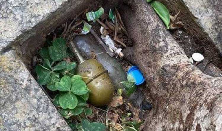 إنفجار قنبلة يدوية بعامل سوري على جانب أوتوستراد الجية 112112