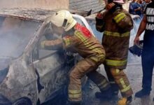 حريق شبّ داخل سيارتين في الأشرفية 112112