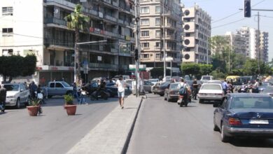 قطع الطريق عند طلعة العمري المؤدية من التبانة الى القبة 112112