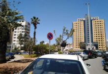 قطع طريق الأونيسكو قرب وزارة التربية بمستوعبات النفايات 112112