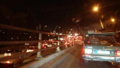 إعادة فتح السير على طريق عام تعلبايا 112112