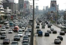 حركة المرور كثيفة من ساحة ساسين وعلى طريق سامي الصلح 112112