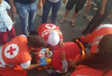 إنزلاق دراجة نارية في الجميزات أدّى الى وقوع جريحين 112112