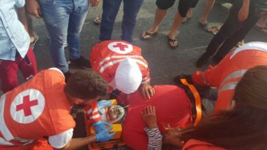 إنزلاق دراجة نارية في الجميزات أدّى الى وقوع جريحين 112112