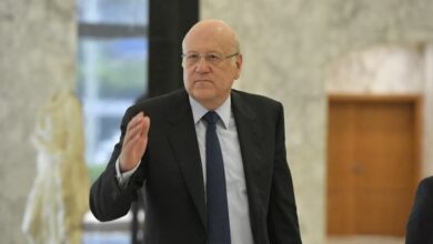 وصول الرئيس ميقاتي الى قصر بعبدا 112112