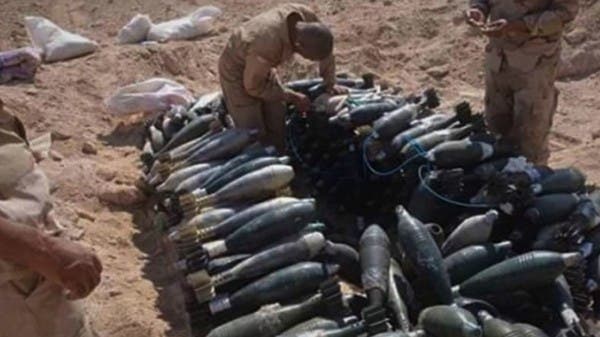 مداهمة مخبأ للعبوات الناسفة يستهدف أبراج كهربائية في نينوى في العراق 112112