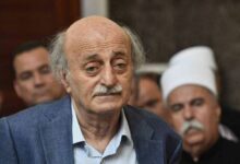 جنبلاط إستقبل دوريل في كليمنصو 112112