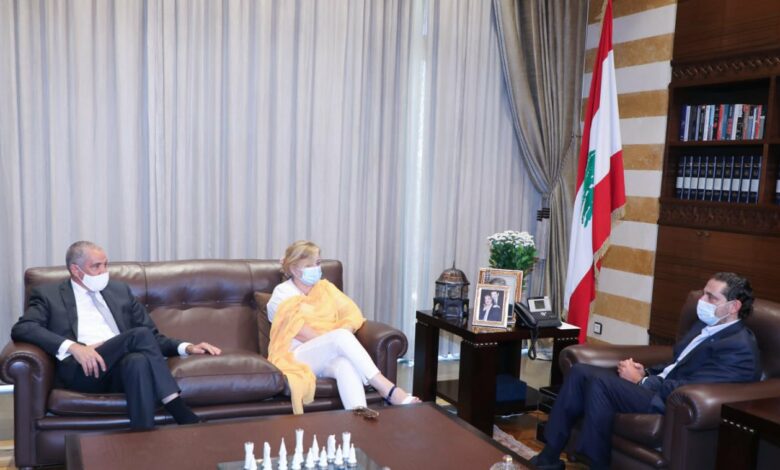 الرئيس الحريري استقبل الرئيسة السابقة لبعثة الإتحاد الأوروبي لمراقبة الإنتخابات 112112