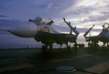 مُقاتلة روسية تتسبب في فضّ مؤتمر صحفي لرئيس وزراء إسبانيا ورئيس ليتوانيا 112112