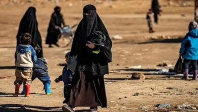 مُغادرة مجموعة من أطفال وزوجات مقاتلي داعش من سوريا الى بلجيكا 112112