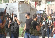 إشتباكات عنيفة شهدها مخيم عين الحلوة وسقوط جرحى 112112