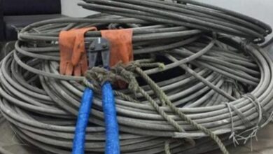 بلدية كفرحزير تشتري أسلاك كهربائية من موازنتها لاعادة التيار الى البلدة 112112