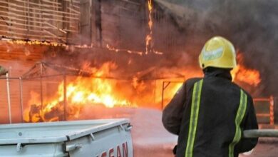 العراق: حريق كبير داخل 4 مولدات كهربائية مع كميات كبيرة من الوقود غربي بغداد 112112