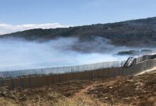 حريق على الحدود في بلدة عديسة أدى إلى انفجار 5 ألغام أرضية 112112