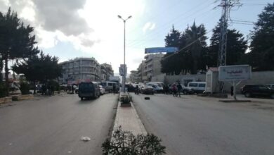 قطع السير على طريق عام سعدنايل 112112