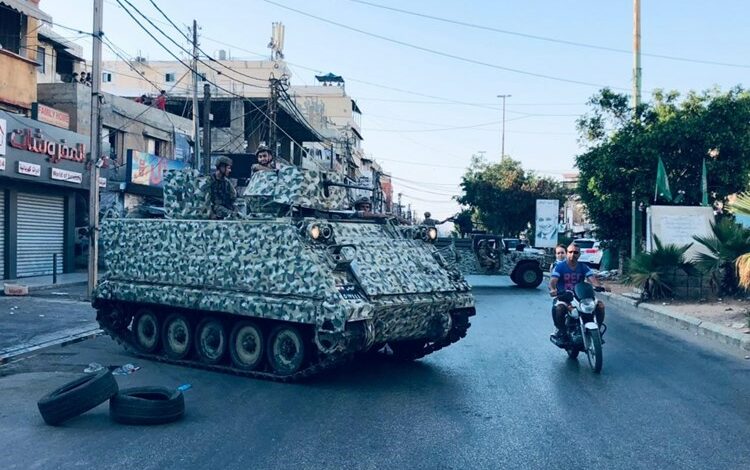 الجيش يوقف أحد المتورطين بإطلاق النار على موكب تشييع شبلي في خلدة 112112
