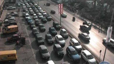 حركة المرور كثيفة على طريق عام عجلتون 112112