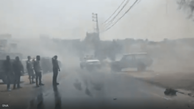 السيطرة على الحريق في المدينة الصناعية في كفررمان 112112