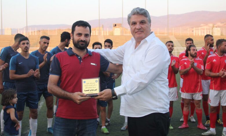 شباب بعلبك يحرز كأس الإمام الصدر بعد فوزه على فريق المبرة الرياضي 112112