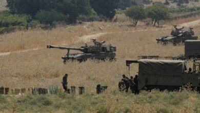 قصف مدفعي إسرائيلي ردًا على سقوط صاروخ من لبنان على مستوطنة كريات شمونة 112112