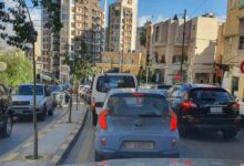 حركة المرور كثيفة على طريق الأشرفية بالإتجاهين 112112
