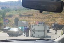 إنقلاب "بيك اب" على مدخل سير الضنية 112112