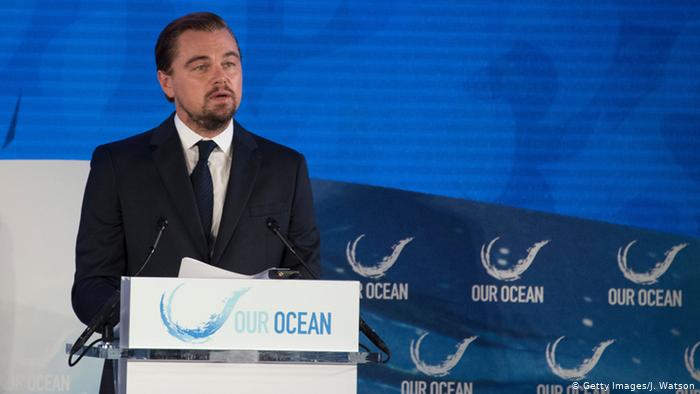 Leonardo Di Caprio Oceans Conference Washington DC (Getty Images/J. Watson)