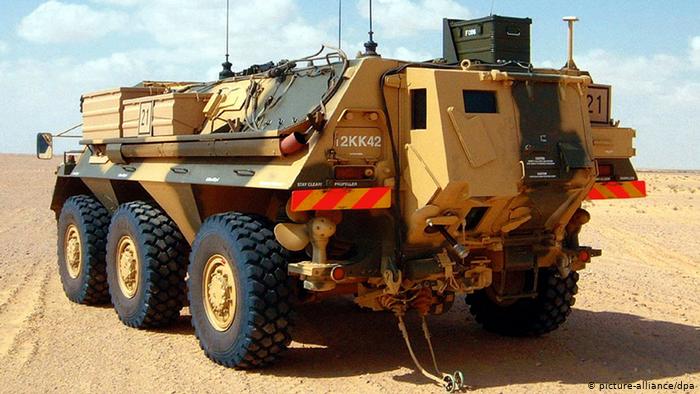 Spürpanzer Fuchs undatierte Firmenhandout von Rheinmetall (picture-alliance/dpa)