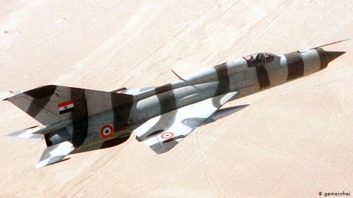 MiG-21PFM Ägypten Kampfflugzeug (gemeinfrei)