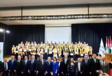 الدكتور حسن تاج الدين مشاركاً في احتفال اليوم العالمي للتعهد الليونزي للأعضاء المنتسبين الجدد 112112