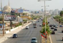 قطع السّير على الأتوستراد الشرقي لمدينة صيدا 112112