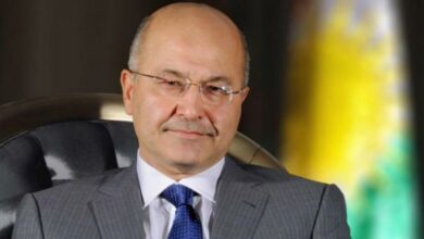 الرئيس العراقي: السيستاني يطالب بإبعاد الإنتخابات عن المال السياسي وتدخلات الخارج 112112