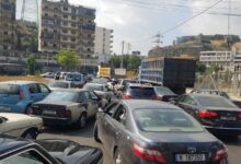 طريق البحصاص في طرابلس تشهد زحمة سير خانقة نتيجة تعطل سيارة 112112