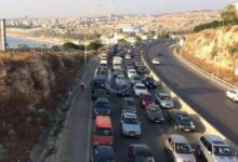 حركة المرور كثيفة على أوتوستراد الدامور 112112