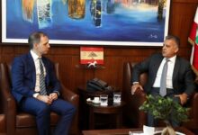 إبراهيم عرض مع السفير البريطاني سبل تعزيز التعاون بين السفارة والأمن العام 112112