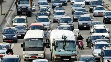 حركة المرور كثيفة على طريق الدورة نهر الموت 112112